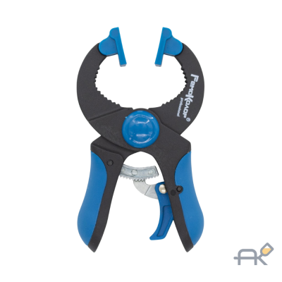 Струбцина Remocolor клещеобразная пластик. корп.. рычажный храповый механизм. 4/100 мм - 44-2-010